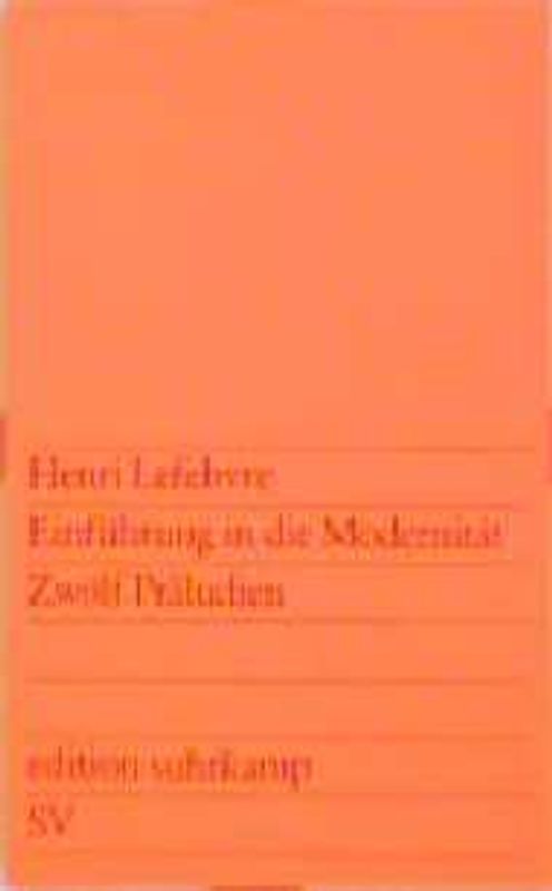 Einführung in die Modernität