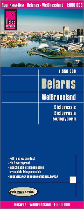Reise Know-How Landkarte Weißrussland / Belarus (1:550.000)