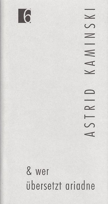 Jahresgabe der Literarischen Gesellschaft / & wer übersetzt ariadne