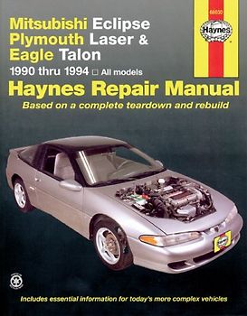 Haynes Mitsubishi Eclipse and Eagle 1990-94 (Haynes Automotive Repair Manual Series) - Haynes Publishing