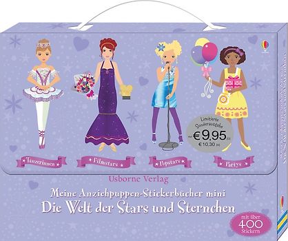 Meine Anziehpuppen-Stickerbücher mini: Die Welt der Stars und Sternchen
