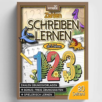 Zahlen schreiben lernen ab 5 Jahren