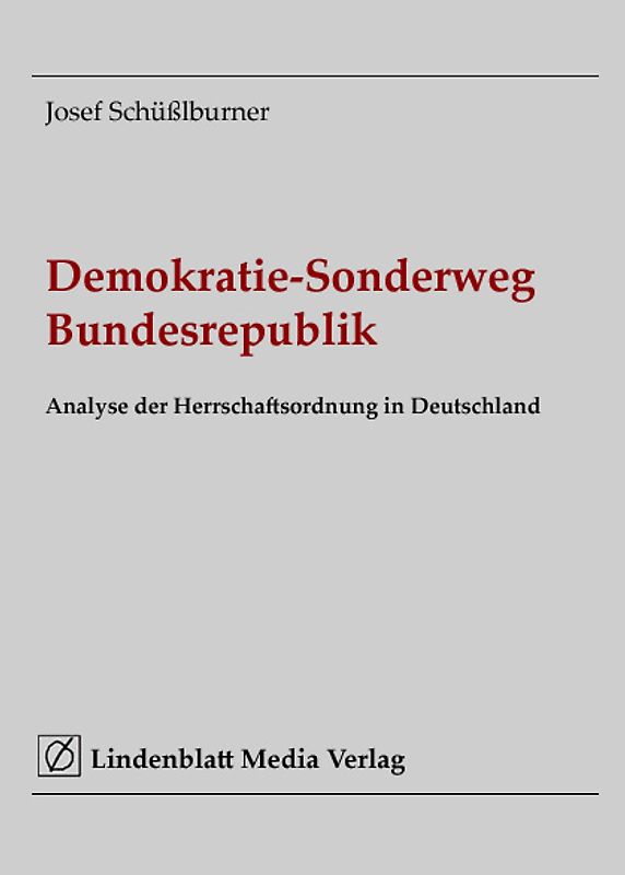 Demokratie-Sonderweg Bundesrepublik