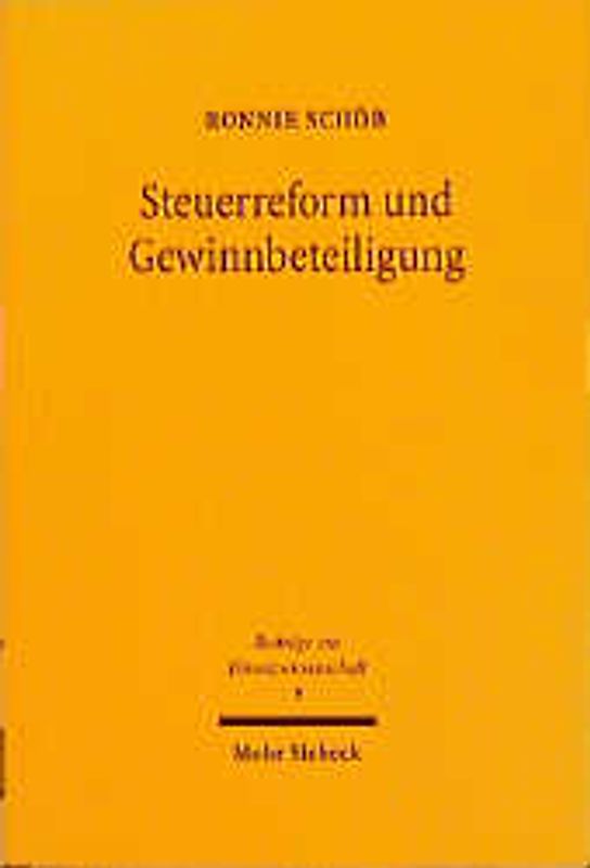 Steuerreform und Gewinnbeteiligung