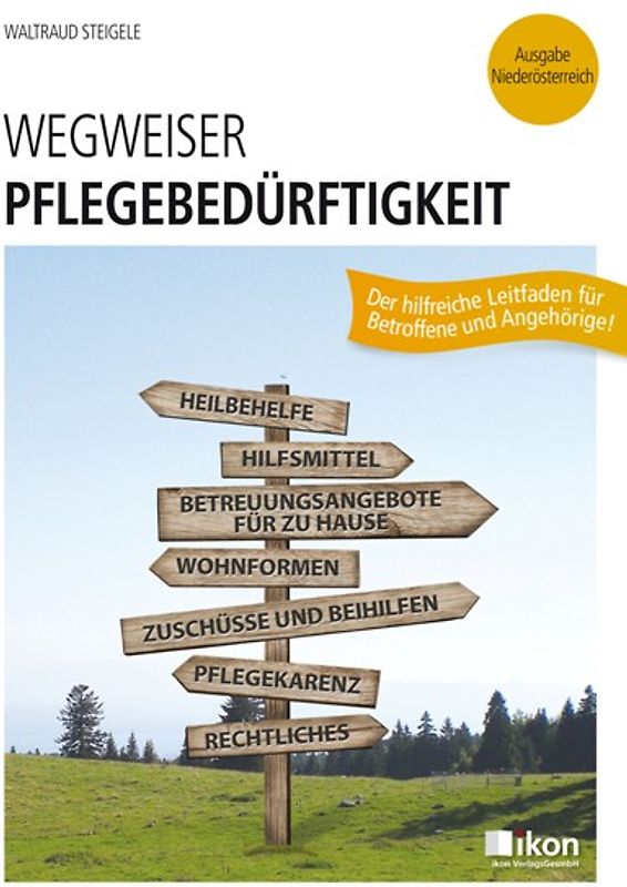 Wegweiser Pflegebedürftigkeit NÖ 5er Display