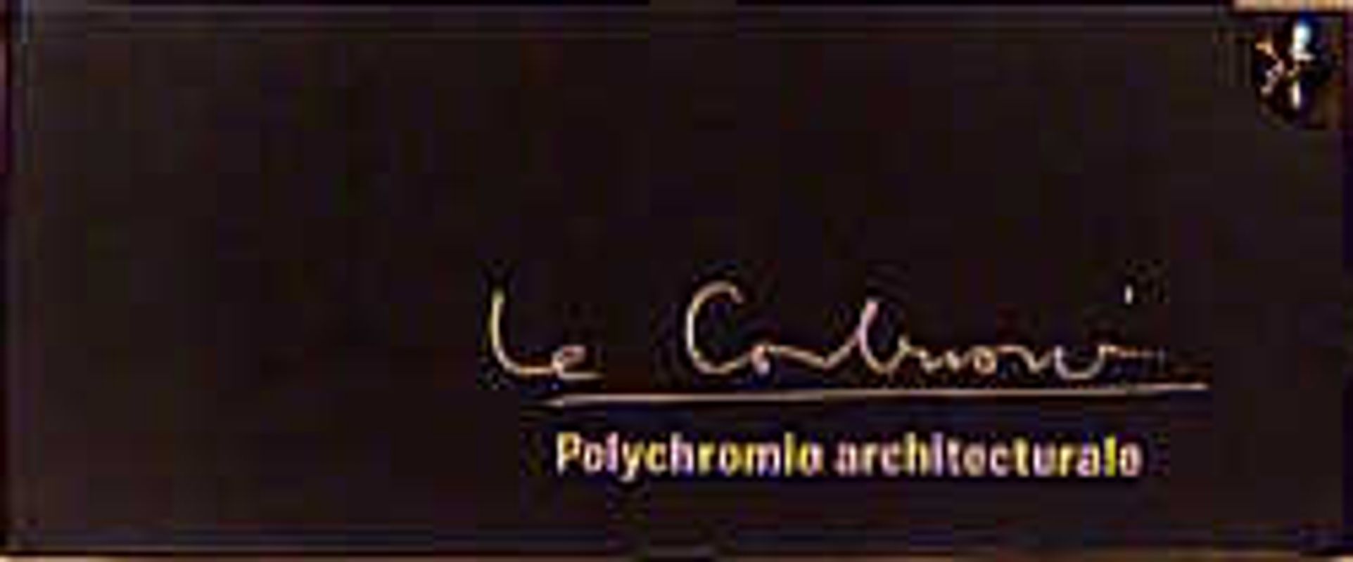 Le Corbusier - Farbfächer zur Polychromie architecturale