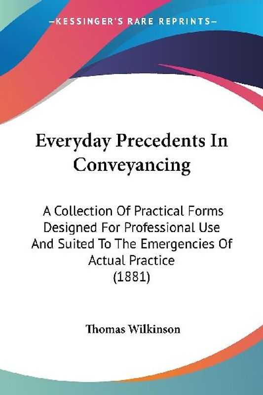 Everyday Precedents In Conveyancing