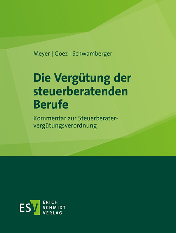 Die Gebühren der steuerberatenden Berufe - Abonnement