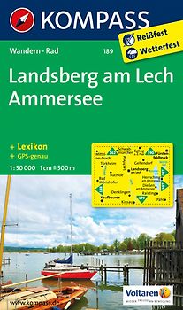 KOMPASS Wanderkarte Landsberg am Lech - Ammersee