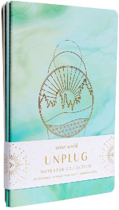 Unplug Sewn Notebook Collection (Set of 3)
