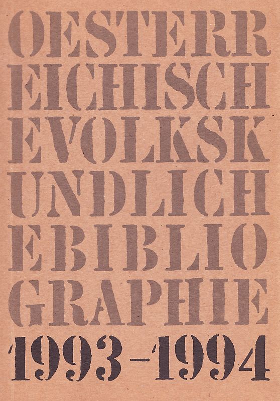 Österreichische Volkskundliche Bibliographie