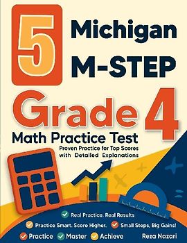 5 Michigan M-STEP Grade 4 Math Practice Tests