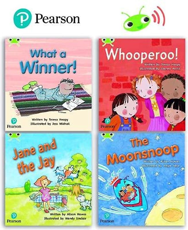 Learn to Read at Home with Bug Club Phonics: Phase 5 - Year 1, Terms 1 and 2 (4 fiction books) Pack A