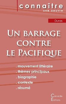 Fiche de lecture Un barrage contre le Pacifique de Marguerite Duras (Analyse littéraire de référence et résumé complet)