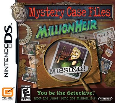 Mystery Case Files: MillionHeir [Internationale Version] Nintendo DS