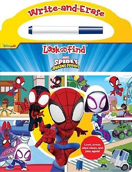 Disney Junior Marvel Spidey and His Amazing Friends: Write-And-Erase Look and Find