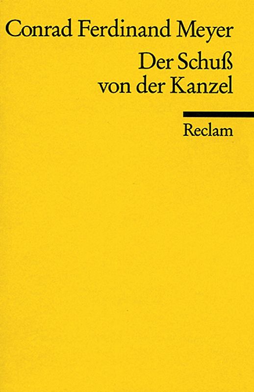 Der Schuss von der Kanzel