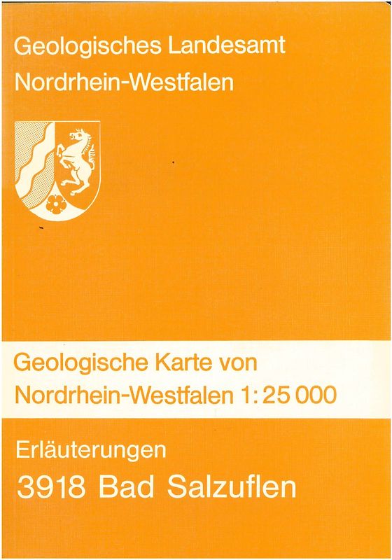 Geologische Karten von Nordrhein-Westfalen 1:25000 / Bad Salzuflen