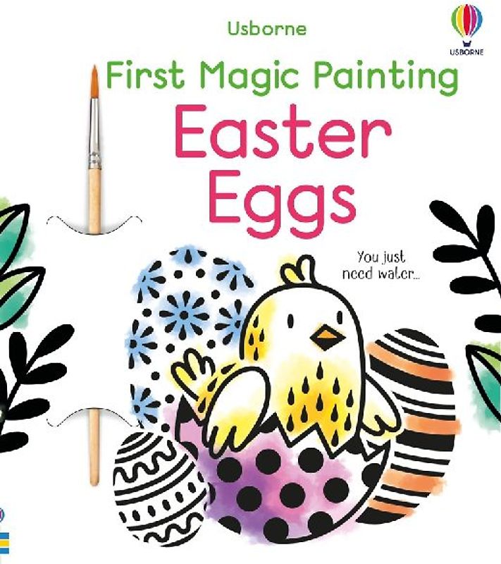 First Magic Painting Easter Eggs