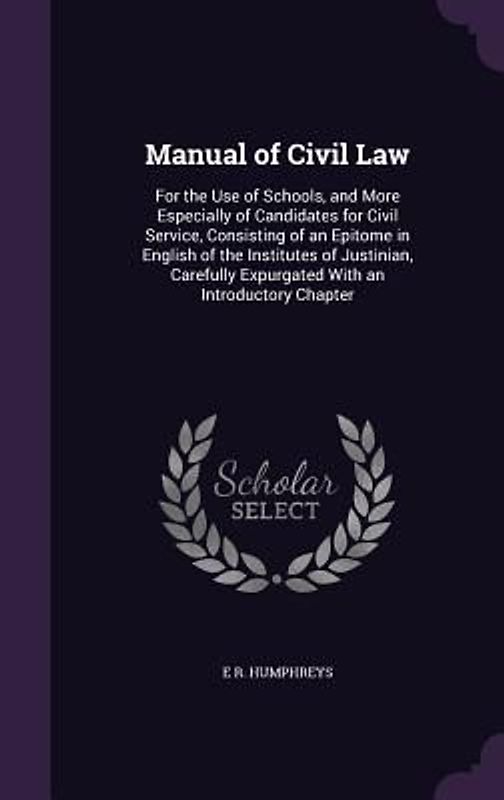 Manual of Civil Law