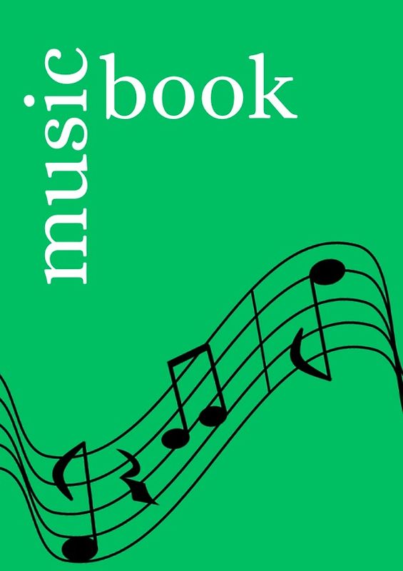 Music Book: DIN A4 Staff Book | 100 Pages with 12 Staves / Systems per Sheet | Paper 90g/m²
