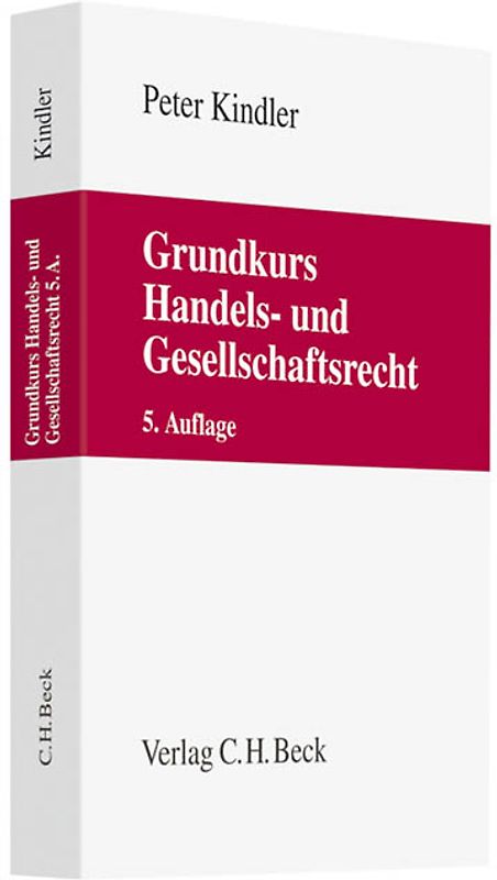 Grundkurs Handels- und Gesellschaftsrecht