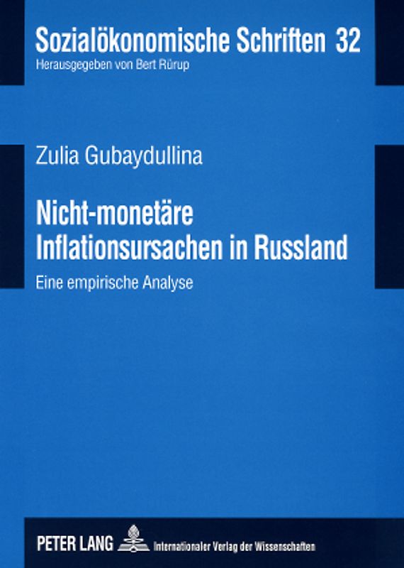 Nicht-monetäre Inflationsursachen in Russland