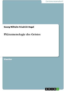 Phänomenologie des Geistes