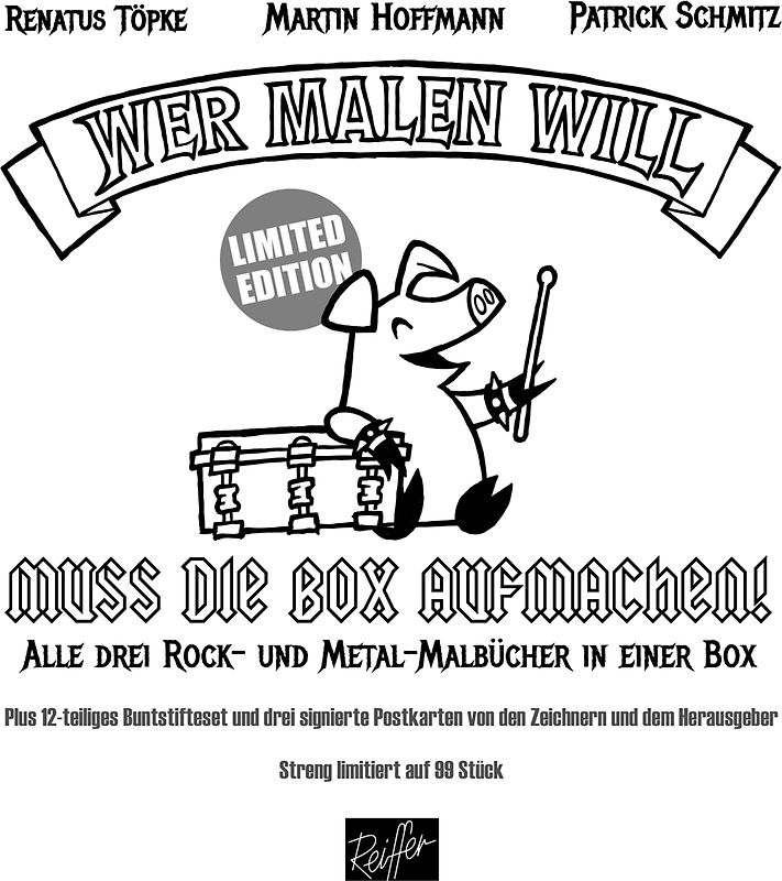 Wer malen will, muss die Box aufmachen!