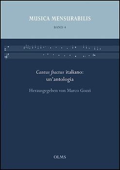 Cantus fractus italiano: un'antologia