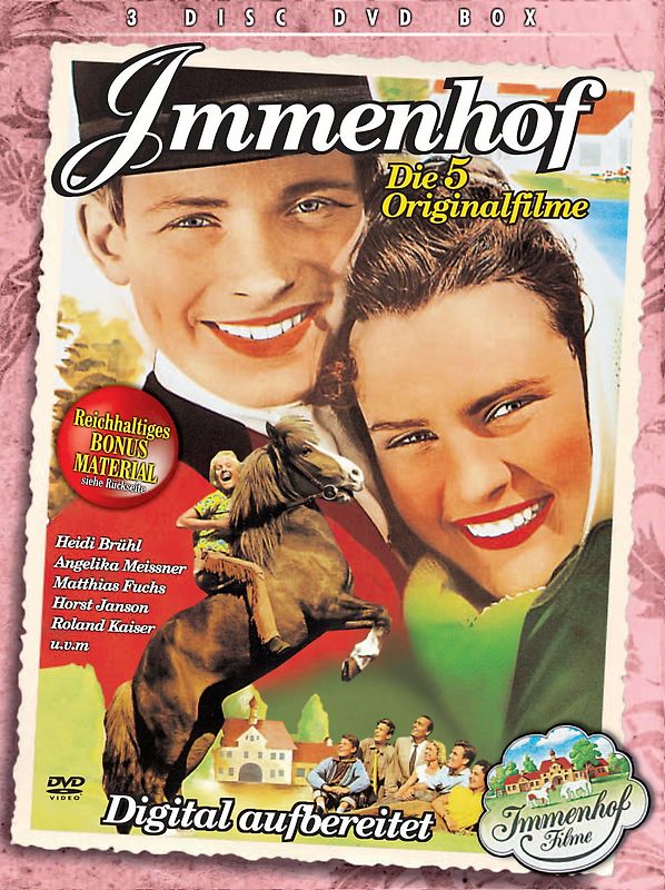 IMMENHOF Collection 5 ORIGINALFILME * DVD BOX digital remastered * HEIDI BRÜHL ; HORST JANSON ; ANGELIKA MEISSNER DVD