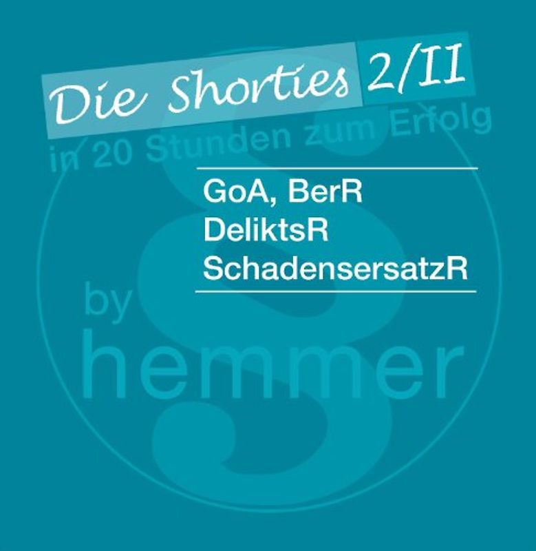 Karteikarten Shorties Box 2 - gesetzl. Schuldrecht