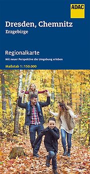 ADAC Regionalkarte 10 Dresden, Chemnitz 1:150.000
