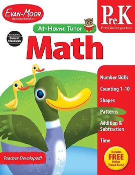 Math Skills, Preschool Workbook