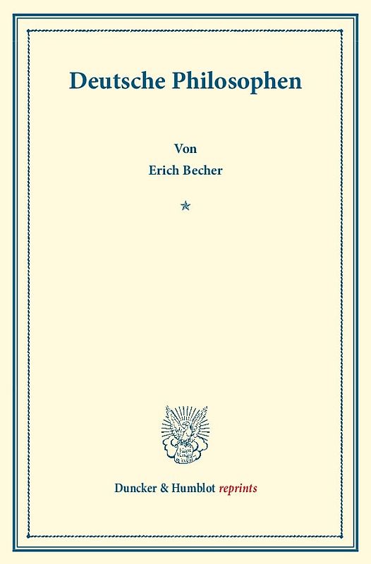 Deutsche Philosophen.