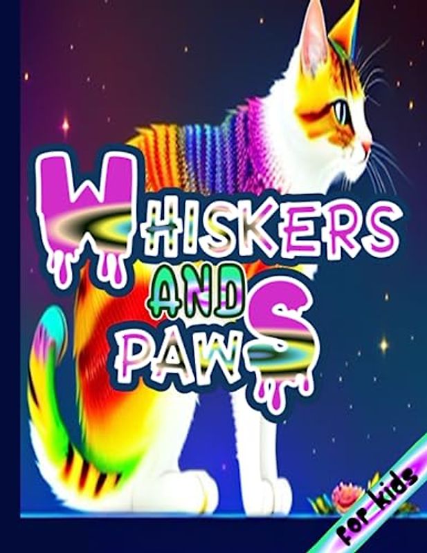 WHISKERS AND PAWS: A Delightful Cat Coloring Adventure for Kids