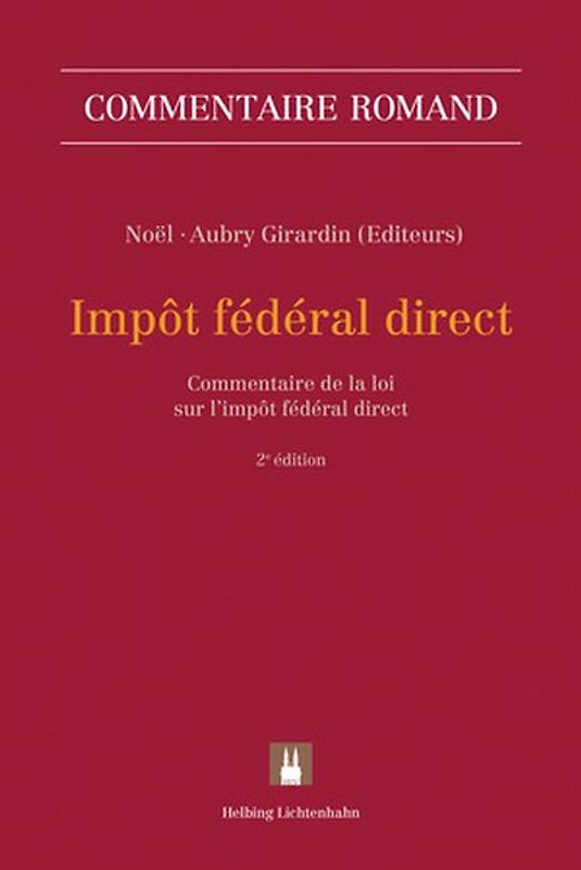 Impôt fédéral direct, LIFD