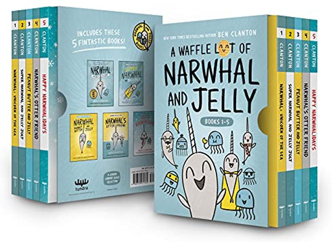 A Waffle Lot of Narwhal and Jelly (Hardcover Books 1-5)