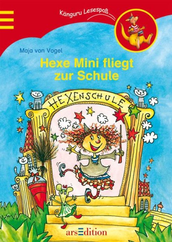 Hexe Mini fliegt zur Schule