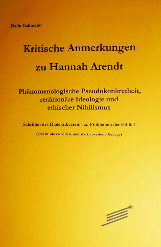 Kritische Anmerkungen zu Hannah Arendt