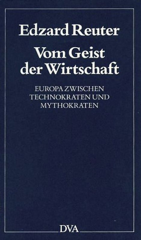 Vom Geist der Wirtschaft