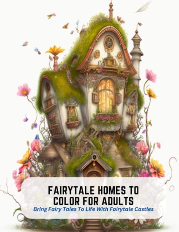 Fairytale Homes to Color for Adults: Bring Fairy Tales To Life With Fairytale Castles