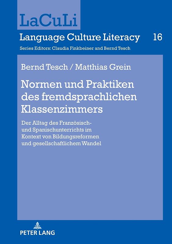 Normen und Praktiken des fremdsprachlichen Klassenzimmers