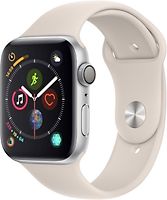 Apple Watch Series 4 44mm caja de aluminio en plata y correa deportiva beige [Wifi]