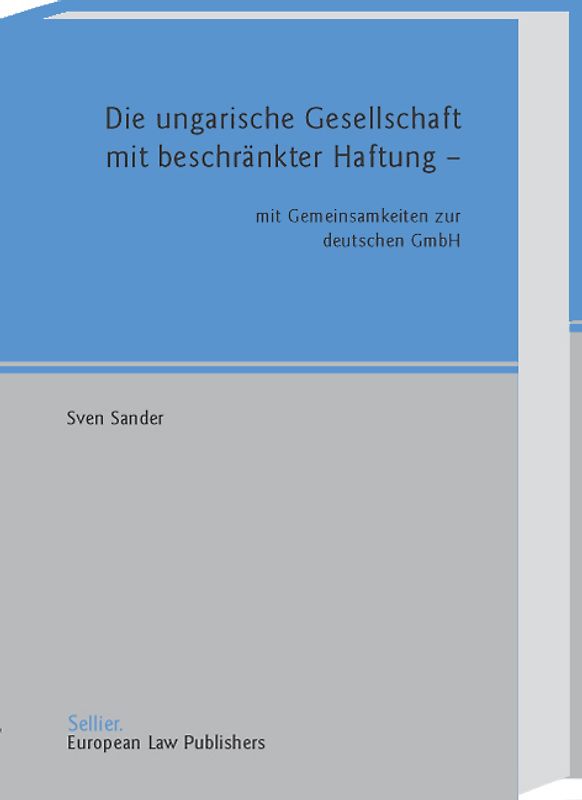 Die ungarische Gesellschaft mit beschränkter Haftung