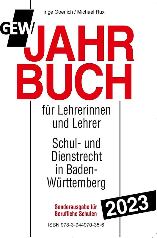 Jahrbuch für Lehrerinnen und Lehrer - Sonderausgabe für Berufliche Schulen -