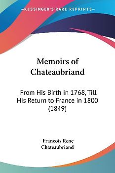 Memoirs of Chateaubriand