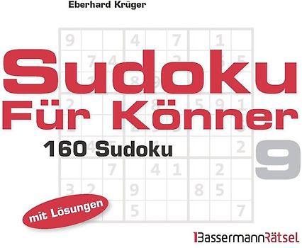 Sudoku für Könner 9 (5 Exemplare à 2,99 €)