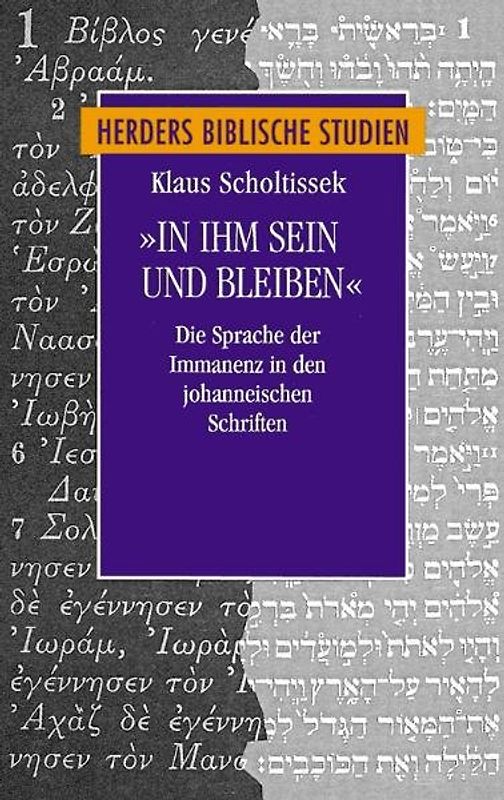 In ihm sein und bleiben