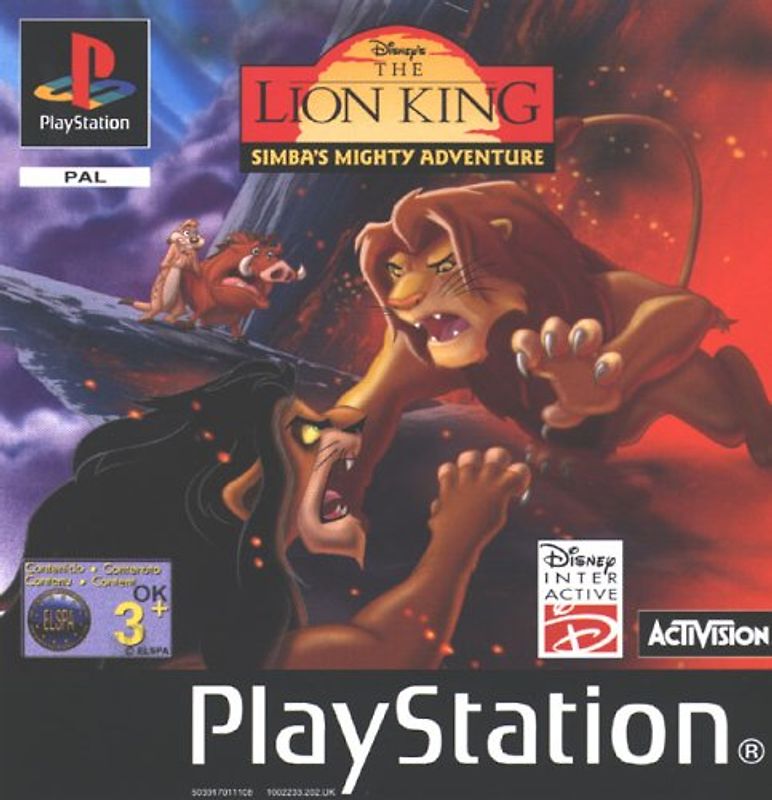 LION KING SIMBAS MIGHTY ADVENTURE UK IMPORT PlayStation 1